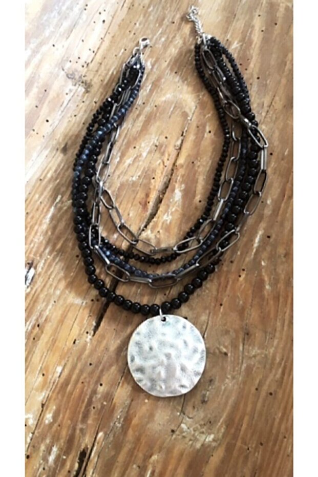 تصميم قلادة من الخرز المتعددة - 2