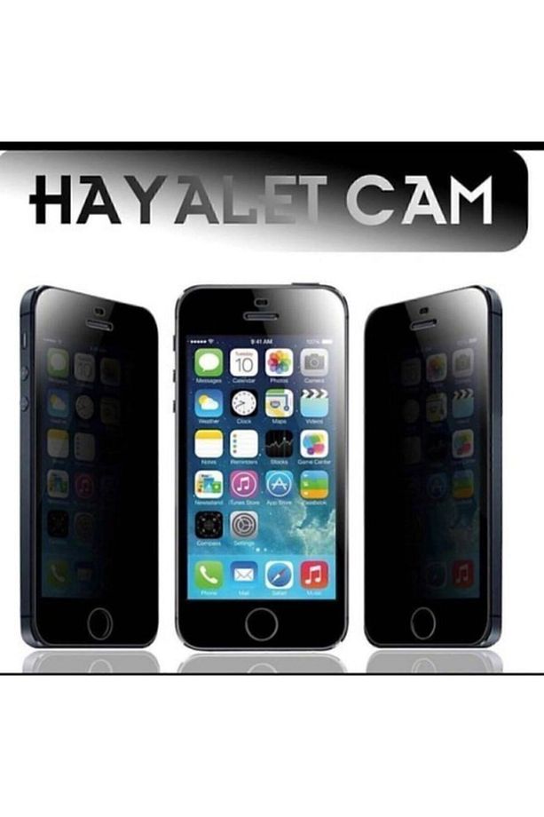 Iphone 7/8 Hayalet Cam Black Full Kaplama - 3