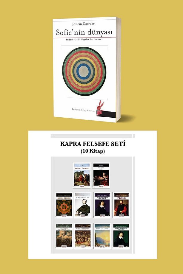 Sofie'nin Dünyası Kapra Felsefe Seti 10 Kitap Set - 1