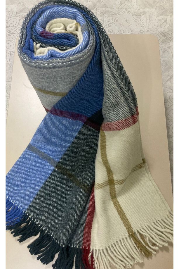 Gençev Home && %100 Saf Yün Scotch Battaniye Tek Kişilik * Yün Battaniye - % 100 Saf Yün - Wool - 4