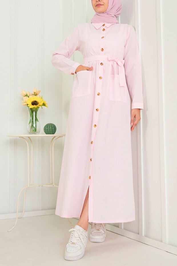 11425-POWDER Rochie - 6