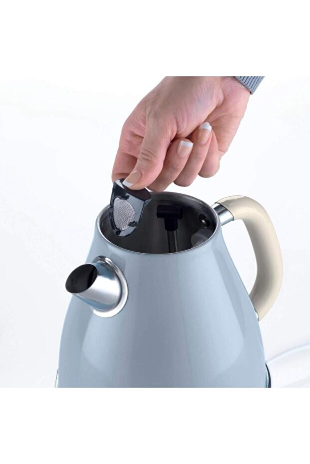 Vintage 2869 Çelik Kettle Mavi - 4