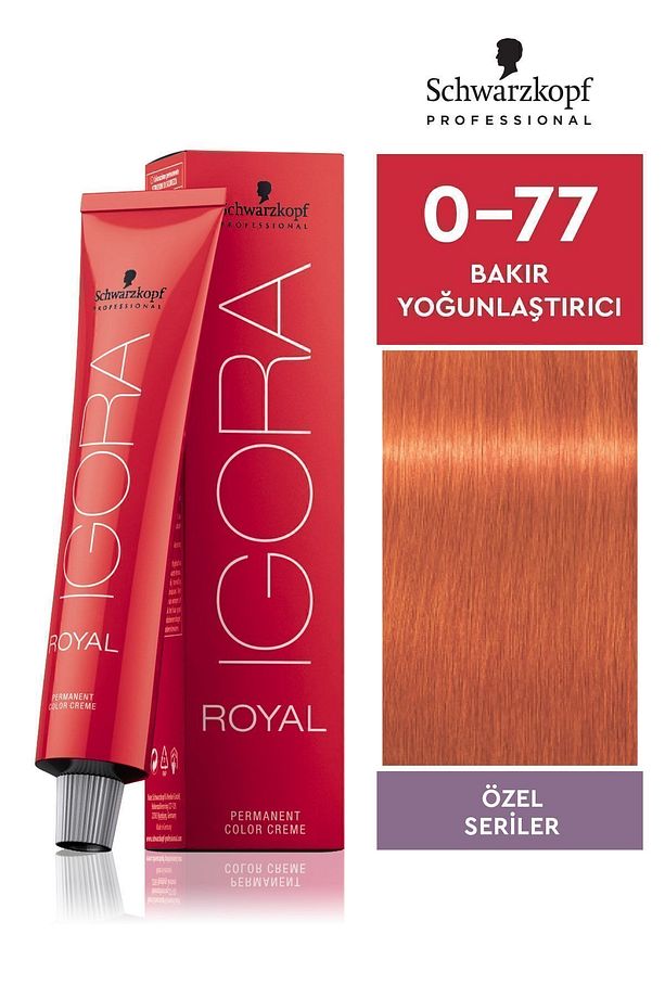 Royal 0-77 Bakır Yoğunlaştırıcı Saç Boyası 60ml - 1