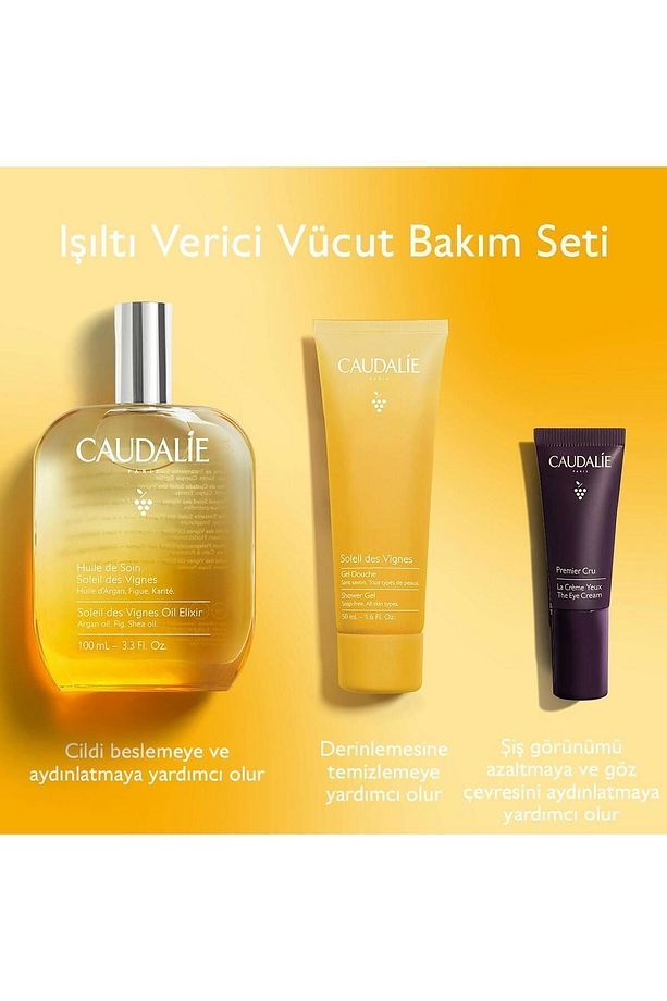 Işıltı Verici Vücut Bakım Seti - Elixir Yağ 100 Ml + Duş Jeli 50 Ml + Göz Kremi 5 Ml - 2