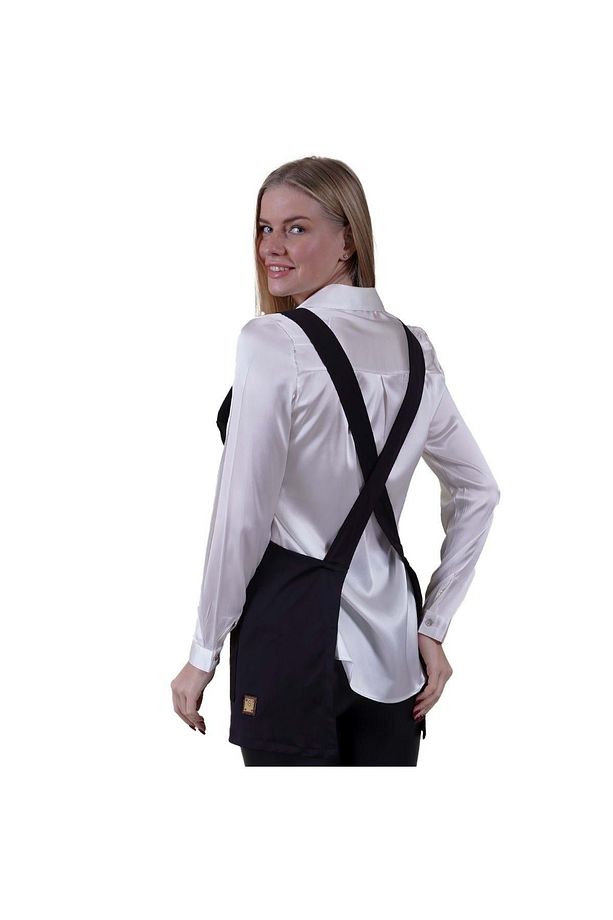 Lacivert Çift Cepli Basic Çok Amaçlı Önlük Apron Şef Barista Ressam İşçi  Mutfak Önlüğü - 9