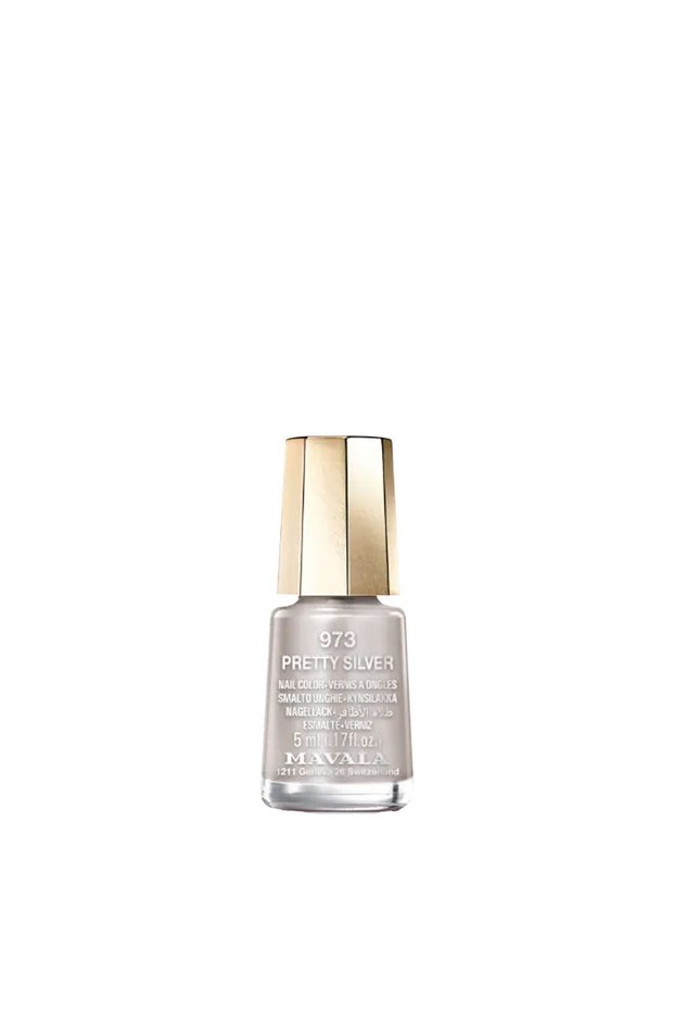 Mini Color Oje 973 Pretty Silver 5 ml