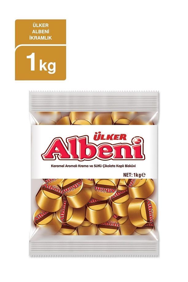 Albeni Karamel Dolgulu Çikolata Poşet 1kg - 1