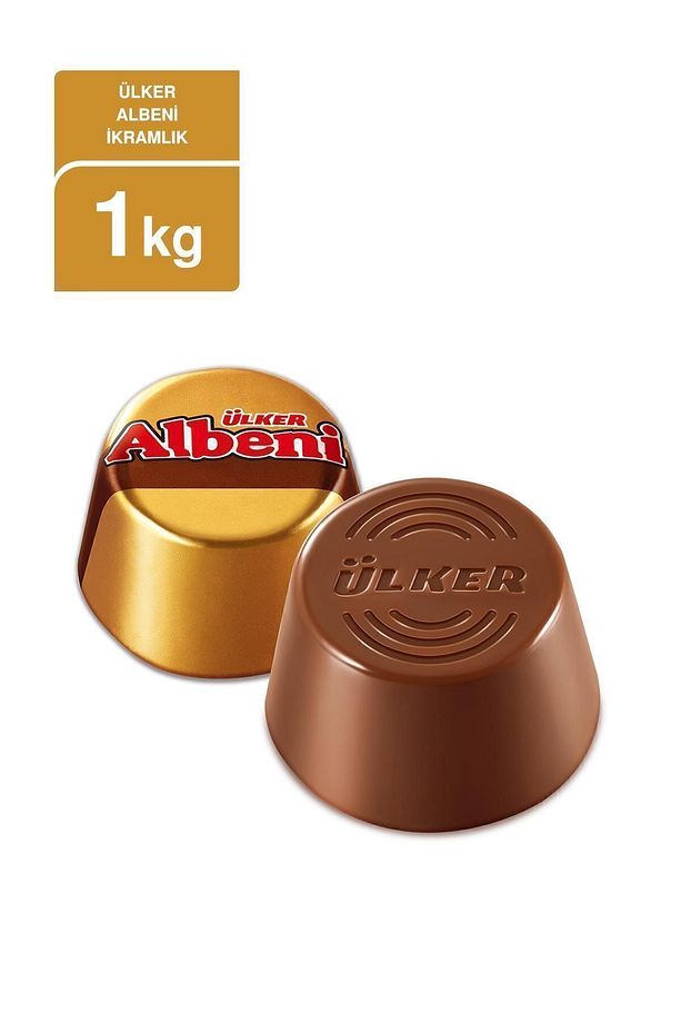 Albeni Karamel Dolgulu Çikolata Poşet 1kg - 2