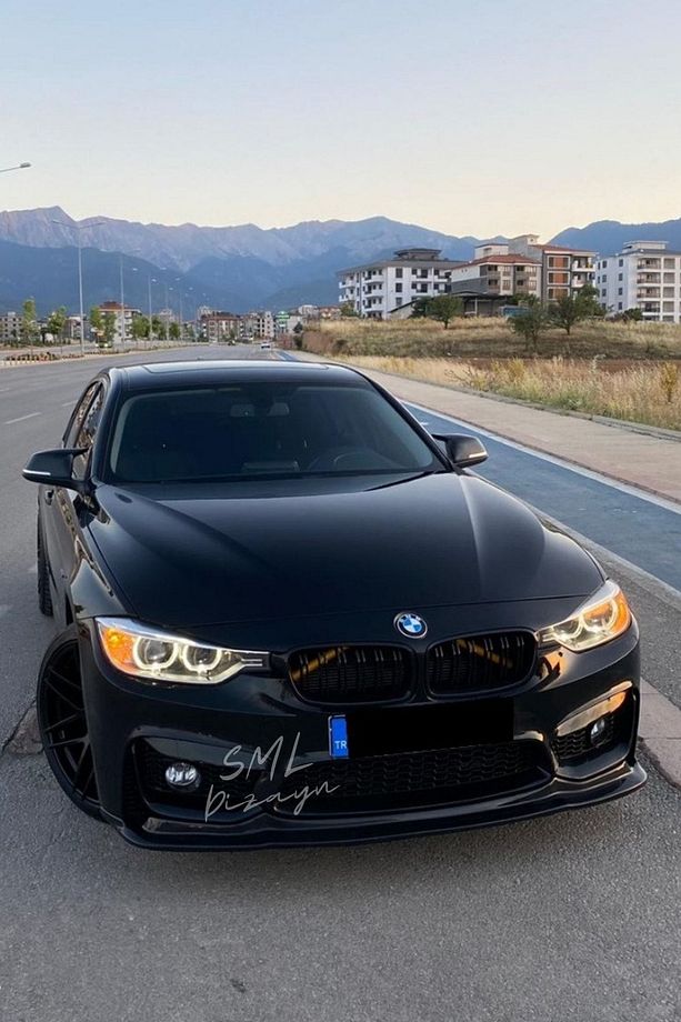 Bmw F30-f80 M3 Ön Lip (ÇİN TAMPON UYUMLU) (PLASTİK) F30-f80 Ön-bodykit-ek-lip - 2