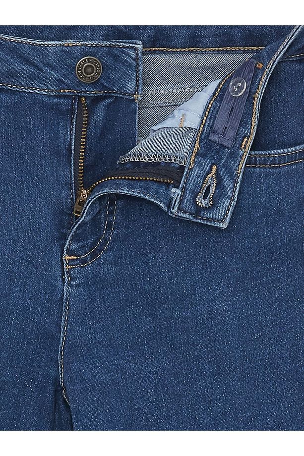 Basic Kız Çocuk Jean Şort - 3