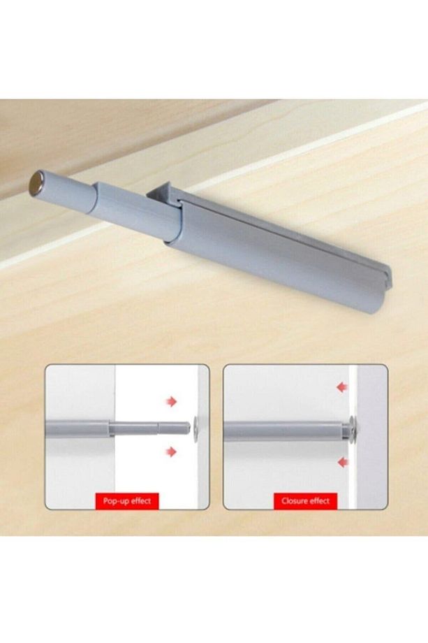 Dolap Kapak Bas Aç Mıknatıslı Kapak Basac 1 Adet Kapak Itici Dolap Kilidi Basılıp Açılan Hobidabi - 1