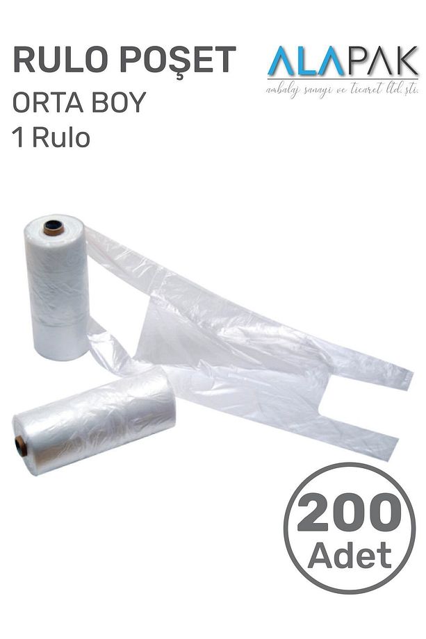 Rulo Poşet Orta Boy 200'lü - 2