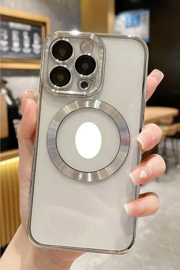 iPhone 13 Pro Max Compatible Case Corners Colorful Transparent Camera Protection Silicone Cover