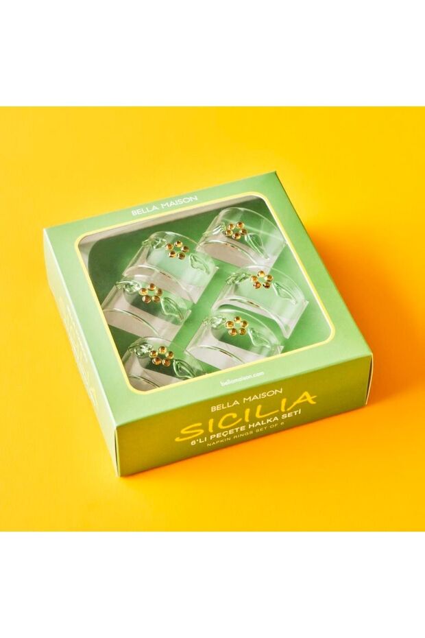 Sicilia Napkin Ring Set (5 cm)