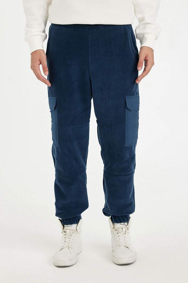 DFC - Regular Fit Normal Kesim Kargo Cepli Polar Lastikli Paça Eşofman Altı - 5