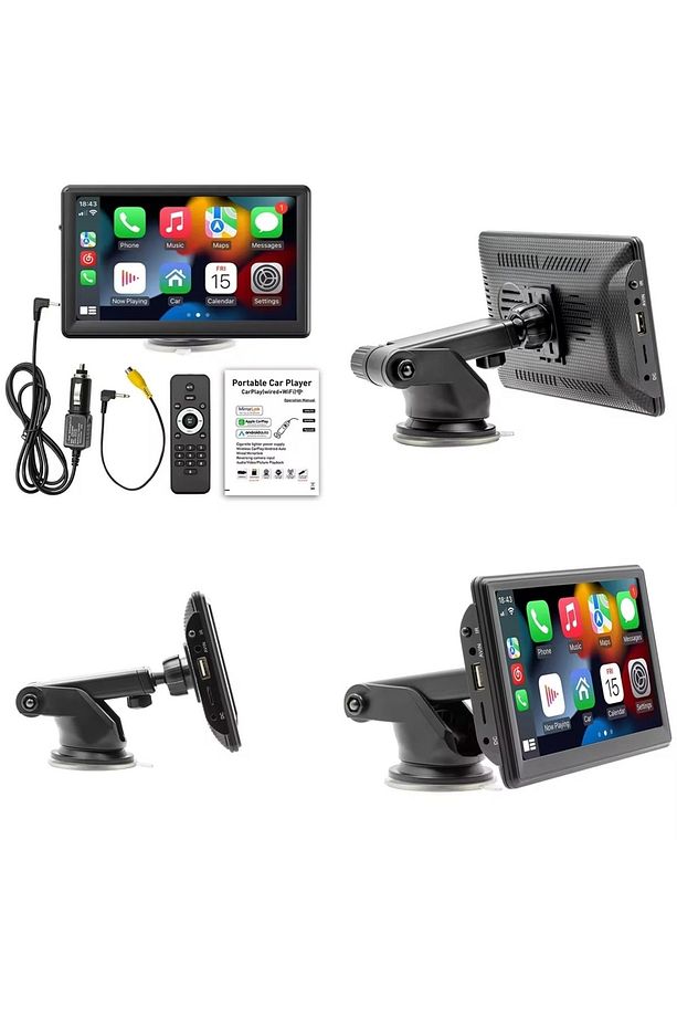 Tak Çalıştır Kablosuz Apple Carplay Ve Android Auto Oto Multimedya Araç Araba Ekran - 1