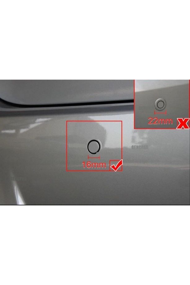 Park Sensörü Ses Ikazlı Orjinal Lens Görünümlü Yeni Nesil Oem Tip Siyah Sensör - 6