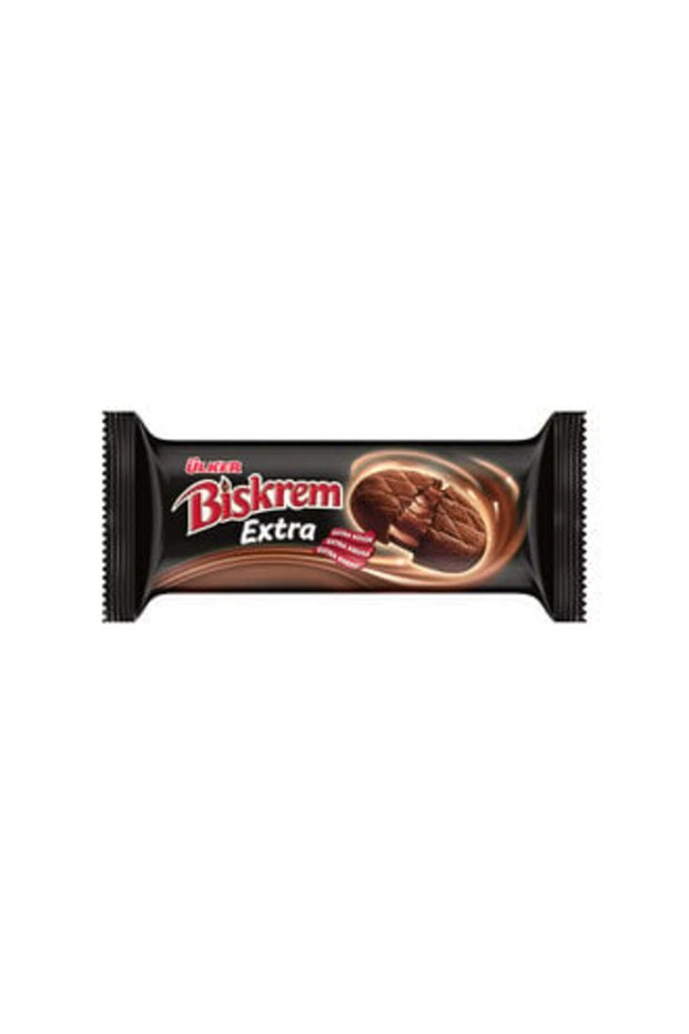(4 pieces) ülker biscuit extra cocoa cream filled biscuit 184 g