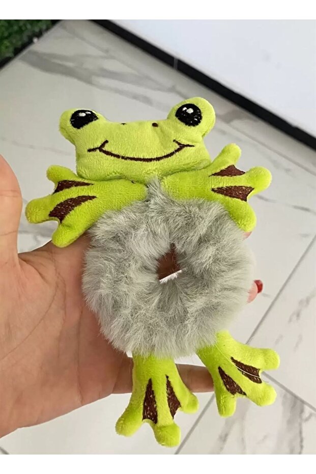 مشبك قطيفة على شكل ضفدع - 3