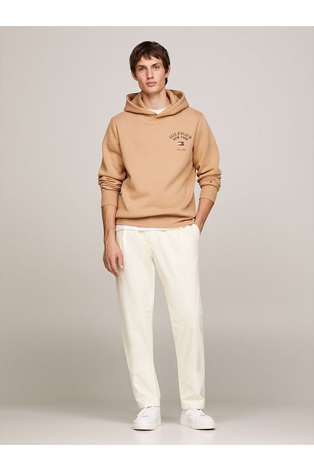 Erkek Marka Logolu Pamuklu Kapüşonlu Günlük Kullanıma Uygun Yeşil Sweatshirt Mw0mw33641-Rbl - 1