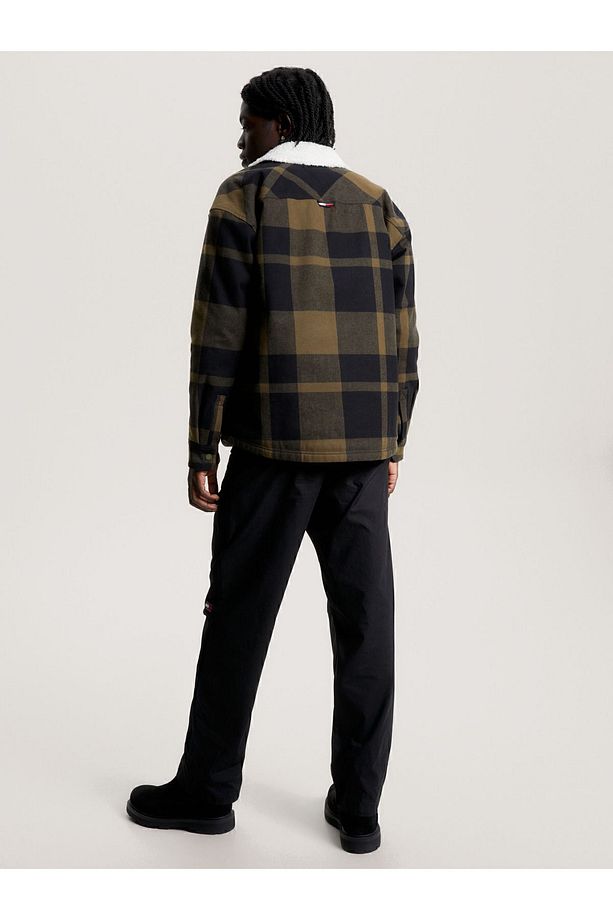 TJM CHECK SHERPA LINED OVERSHIRT - 5