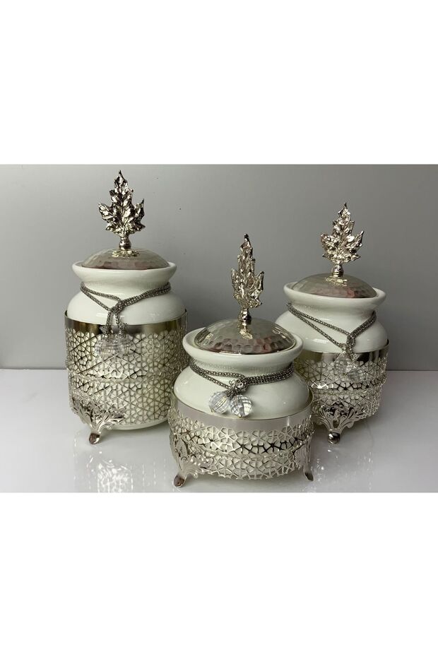 Gümüş Kavanoz Seti - 3