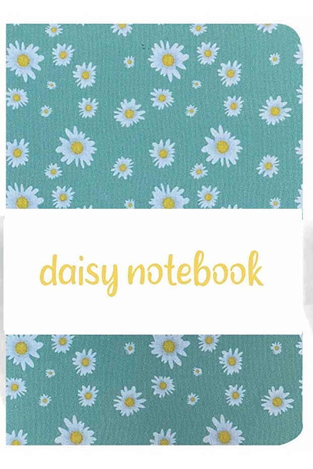 Daisy Patterned Notebook School Notebook A5 120 Sheets Lined - 1