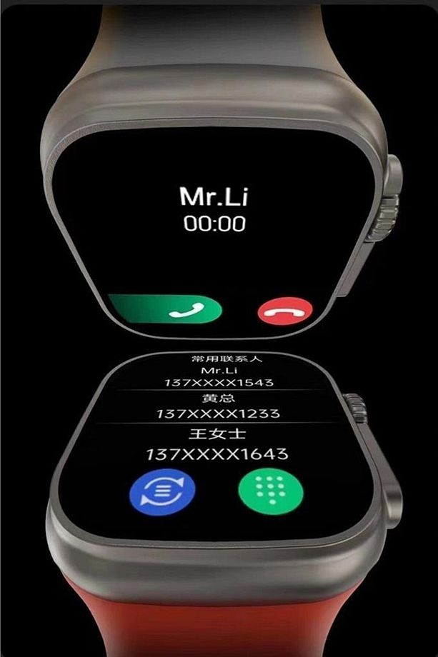 Ultra 2 2025 Yeni Nesil Ios Ve Android Uyumlu Suya Dayanıklı Ateş Ölçer Akıllı Saat - 7