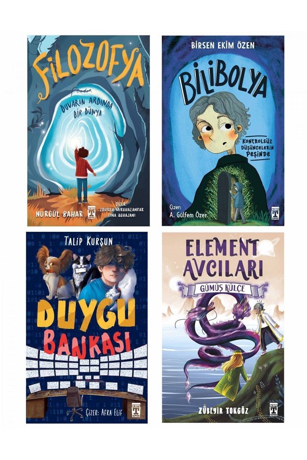 5.6.7.8. Classroom Reading Books 4 Book Set Filosophy - Bilibology - Emotion Bank - Element Hunters