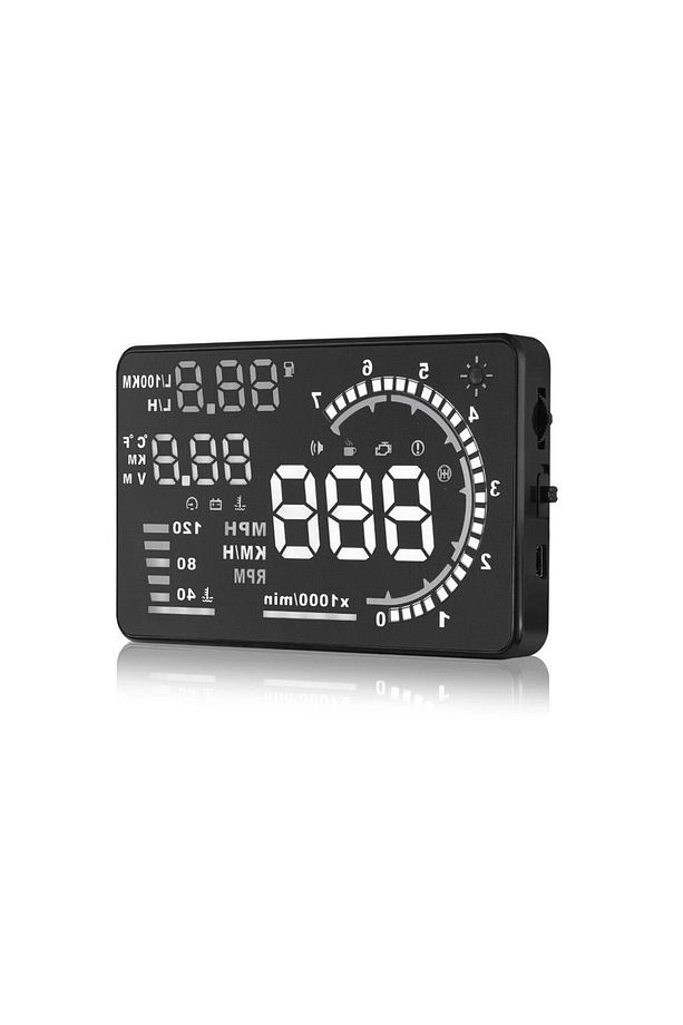 A8 Hud Hayalet Gösterge Obd Yansıtma Ekranı Head Up Display - 5