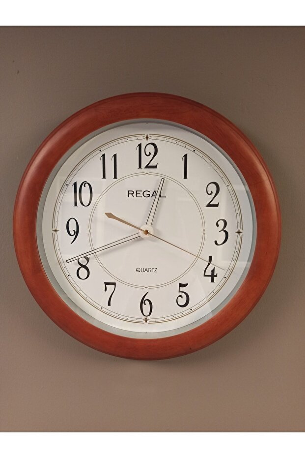 Solid Wood Wall Clock 35cm - 1