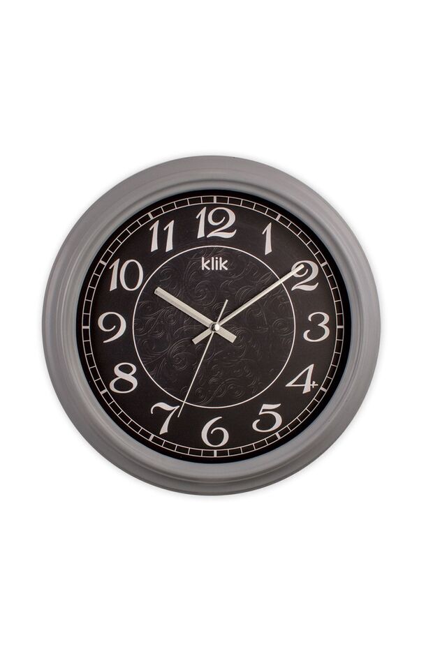 Alpha Gray Classic Wall Clock - 1