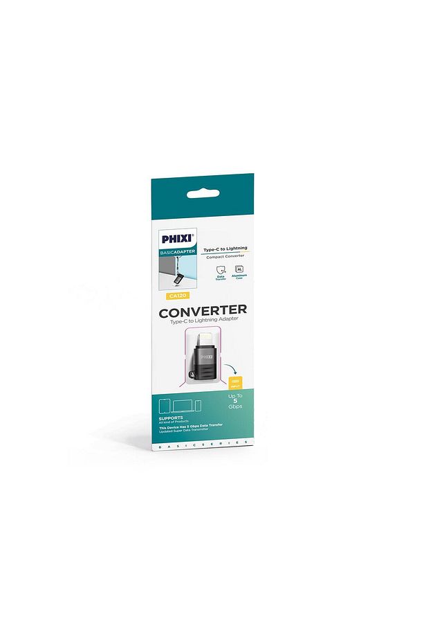 PHİXİ BASİC CA120 TYPE-C TO LİGHTNİNG USB DESTEKLİ ÇEVİRİ - 2