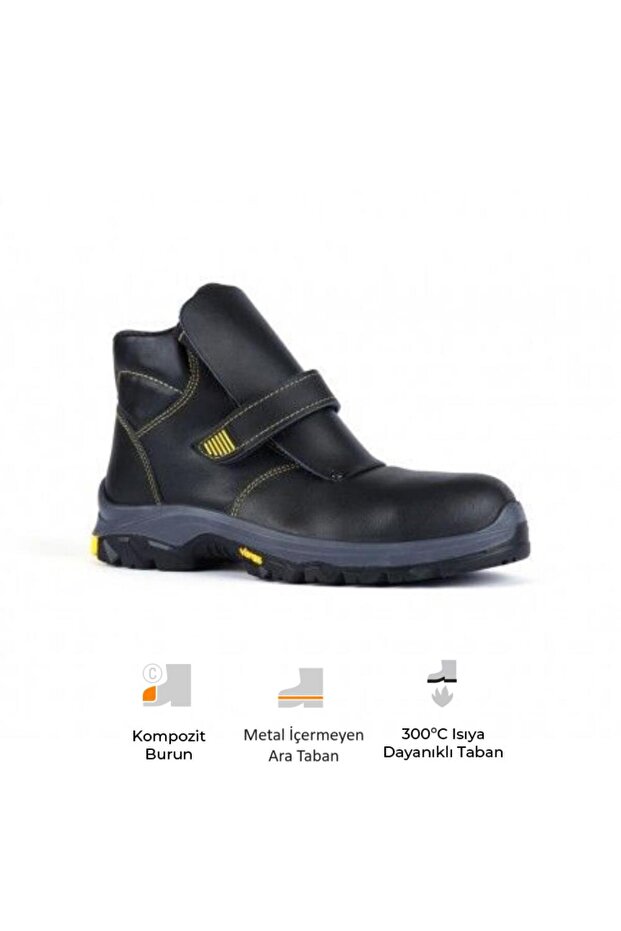 Mekap Gripper Kalahari GPR-44 S3 SRC HRO Vibram Taban Vidala Deri Kompozit Burun Kevlar Ara Taban Ka - 1