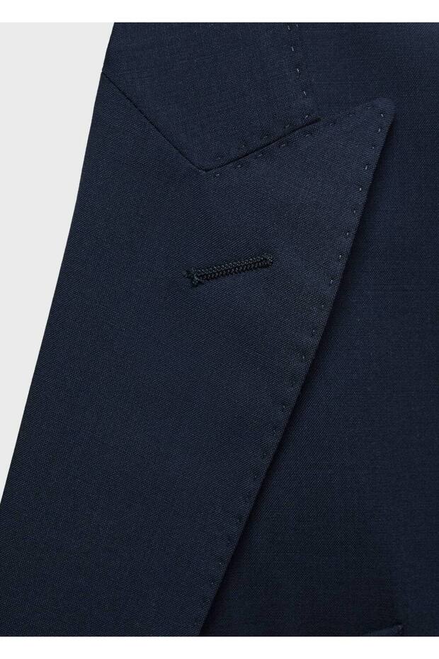 100% Unprocessed Wool Slim-Fit Blazer Jacket - 8