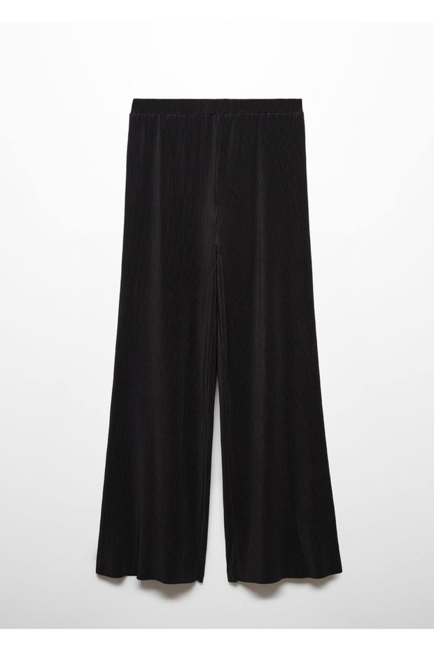 Pleated Palazo Pants - 3