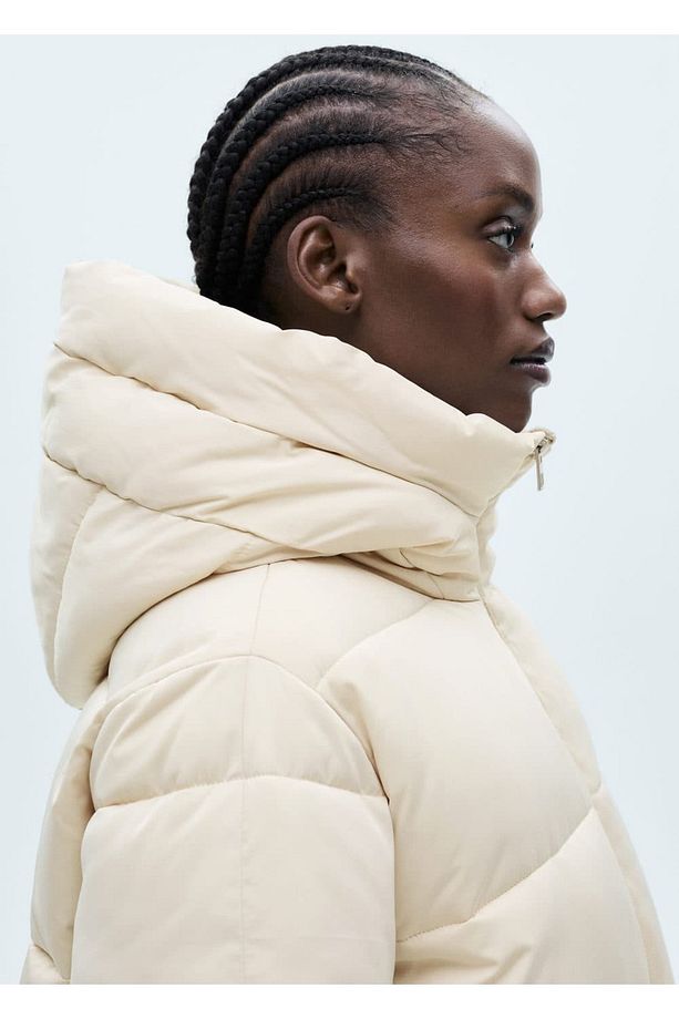 Kapüşonlu Kapitone Anorak - 8