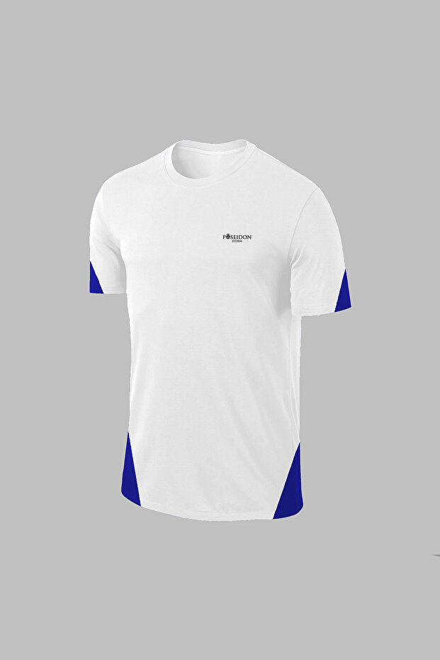 Plus Size Men's White Dri-Fit Crew Neck Short Sleeve Comfort T-Shirt (4XL- 10XL)