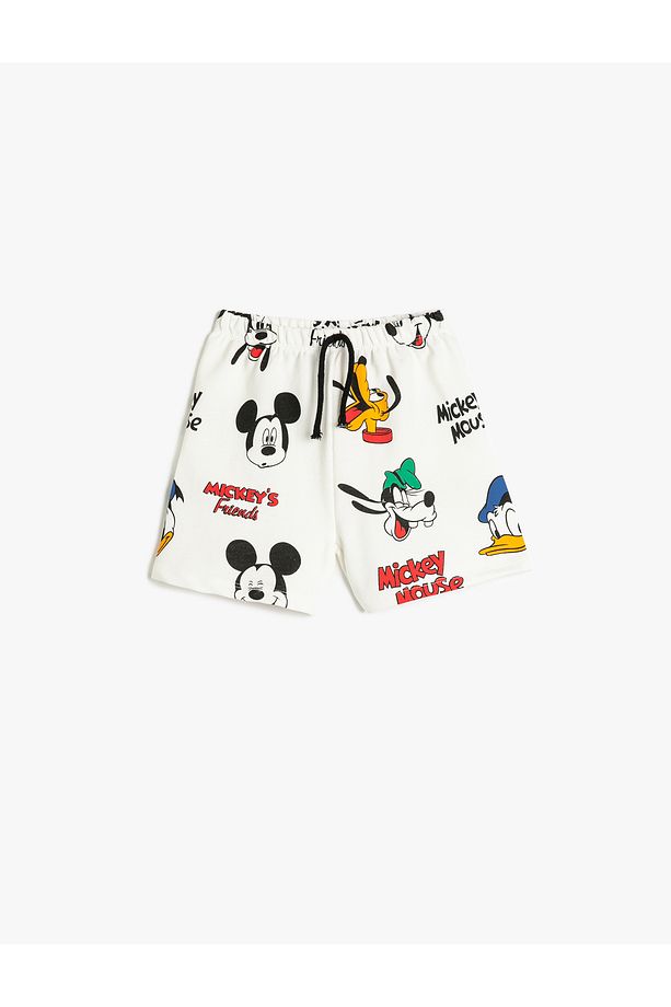 Mickey Mouse Şort Lisanslı Pamuklu - 1