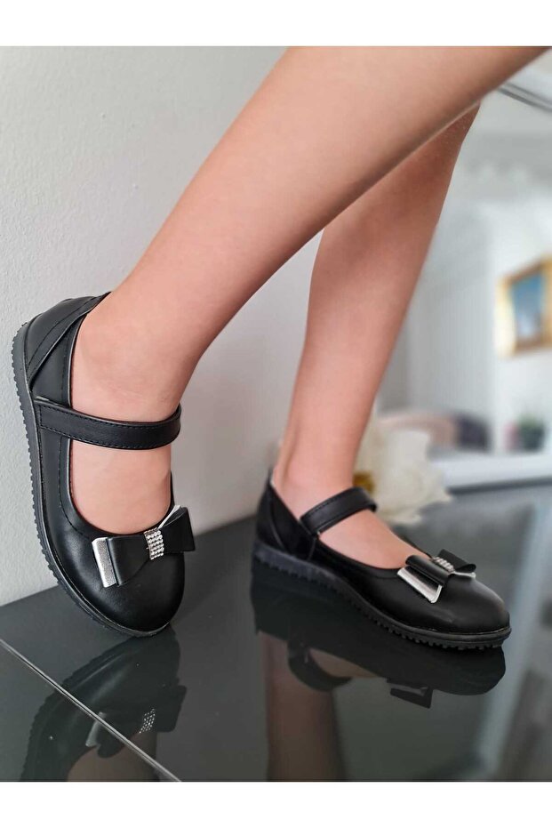 Artificial Leather, Orthopedic Girls' Ceremonial Shoes
