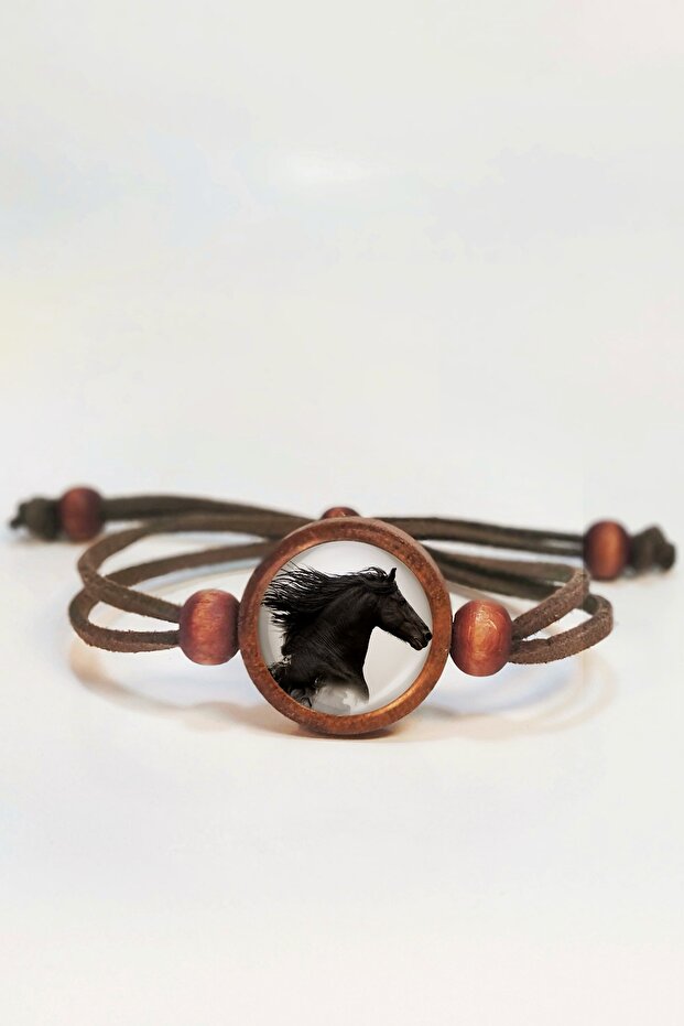 Horse Wooden Bracelet