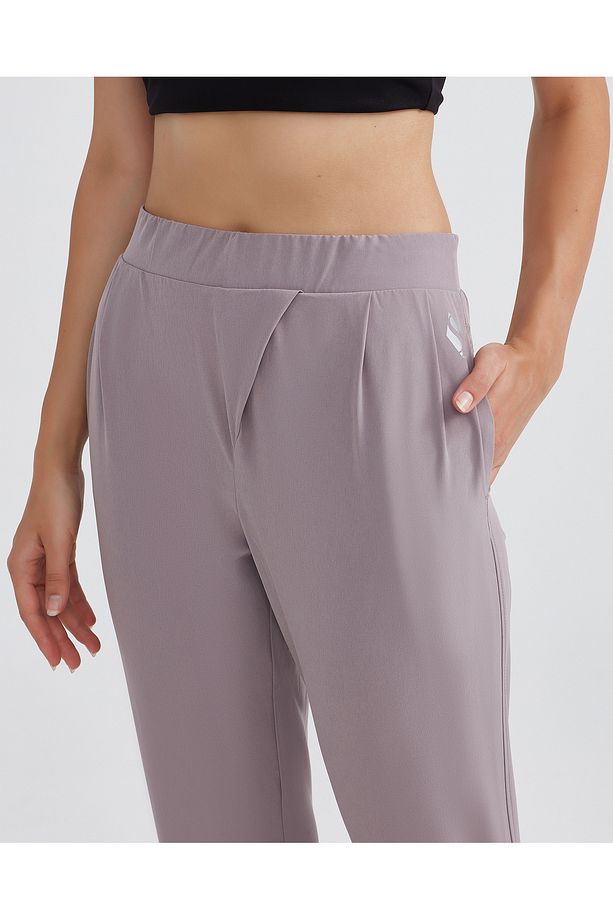 W Micro Coll Daily Jogger Pant Kadın Pembe Eşofman Altı S211078-506 - 5