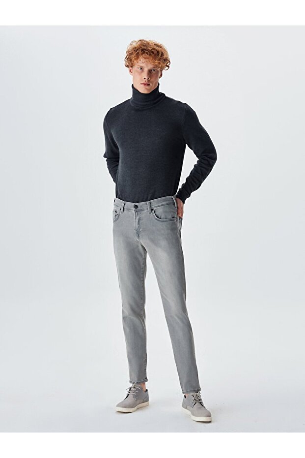 Dıego Low Waist Narrow Leg Skinny Jean Trousers
