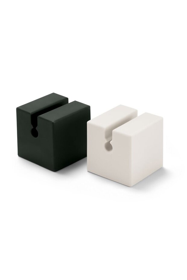 2 Pc Cable Organizer, Black - 2