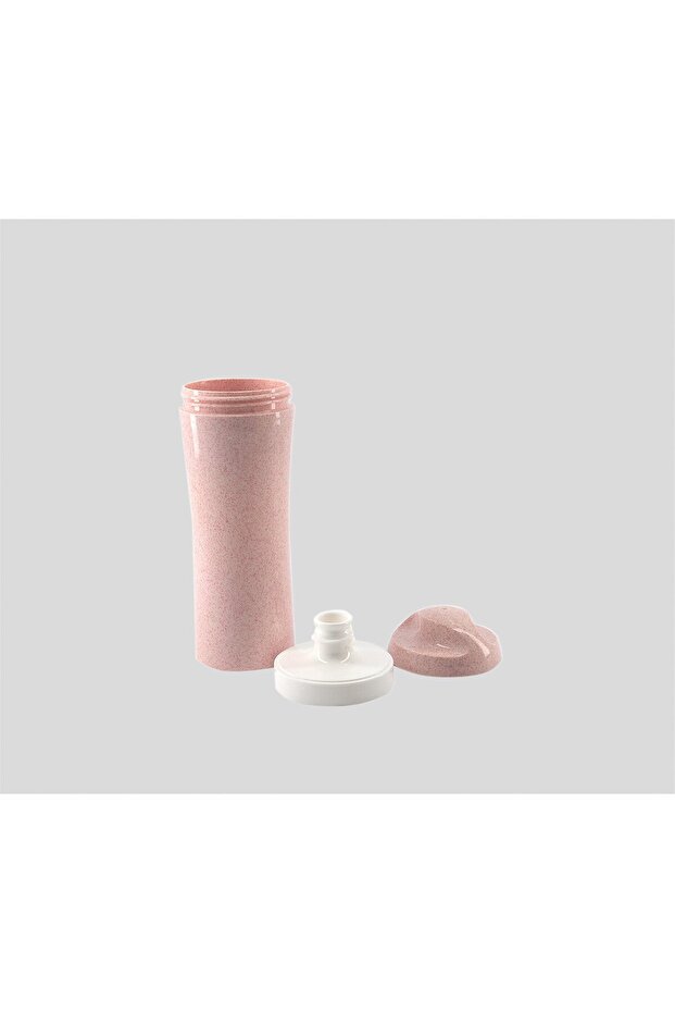 زجاجة مياه شرب 425 مل، وردي - 3