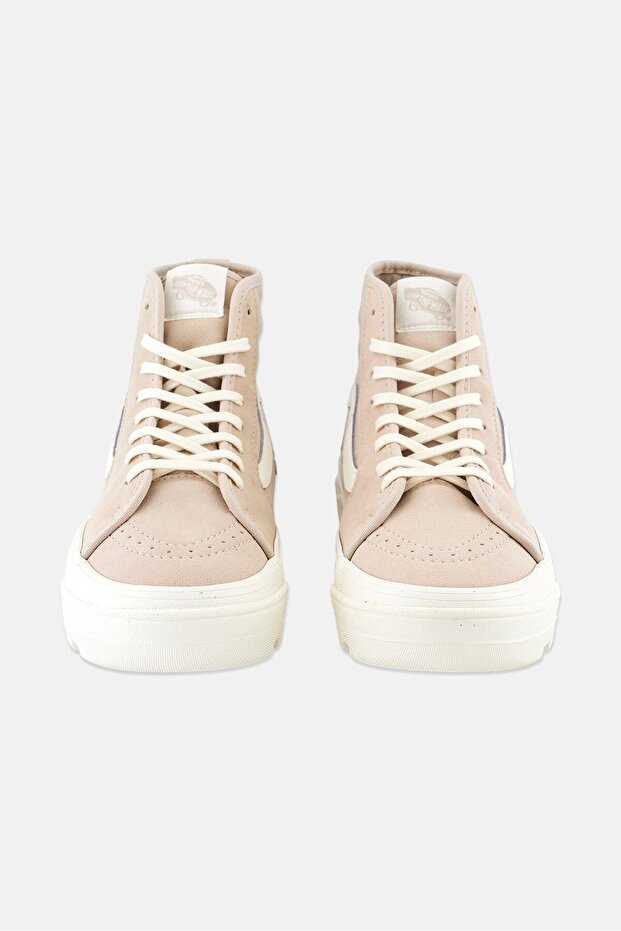 Men Sentry Sk8 High Lace Up Skate Shoes, Beige - 4