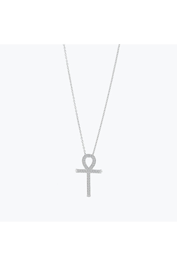 Pırlanta Ankh Kolye - 4