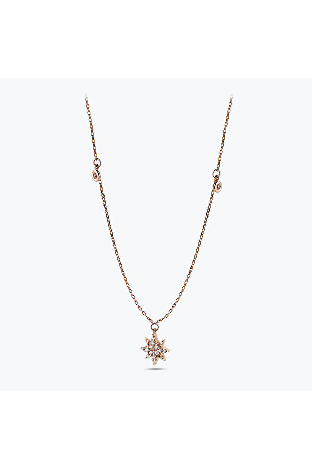 Pırlanta Yıldız Kolye - 3