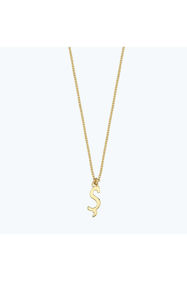 Altın Ş Harfi Kolye - 3