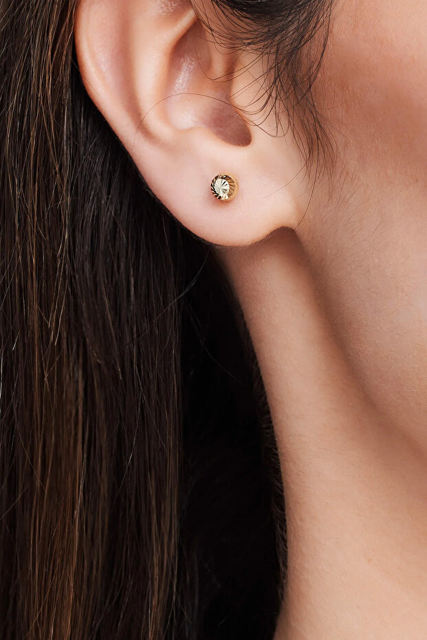 Altın Top Küpe - 1